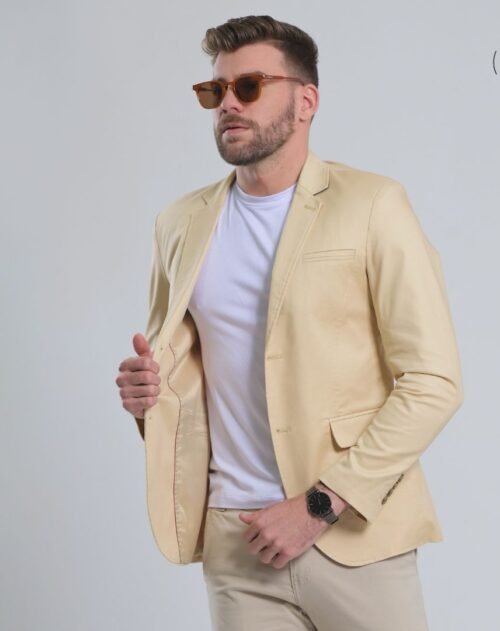 Blazer Bege slim fit