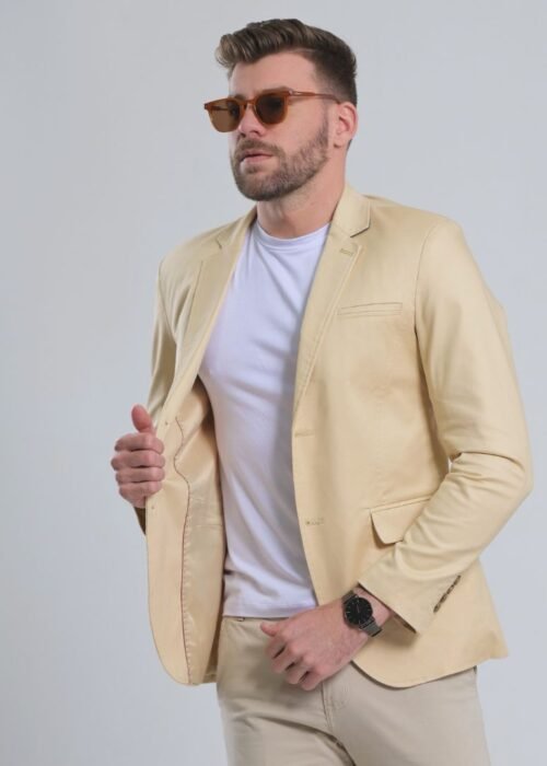 Blazer Bege slim fit