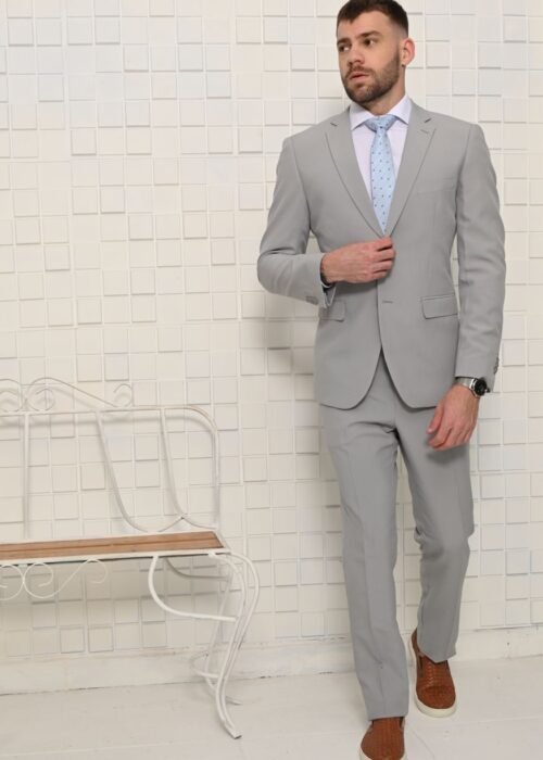 Terno cinza MF slim fit