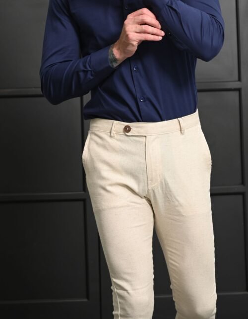 Calça alfaiataria linho elastano - Imagem 2