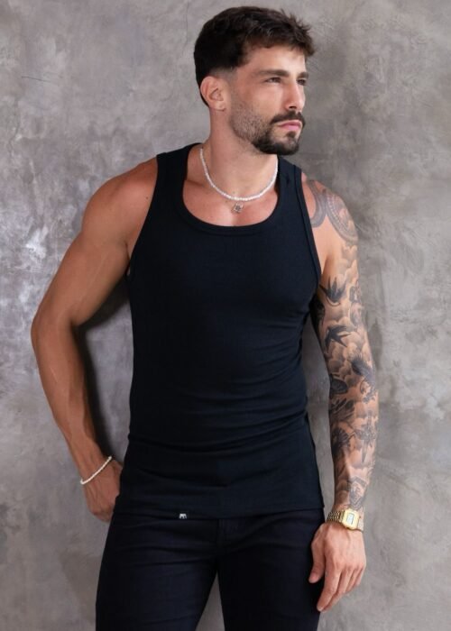 Regata Ribana Preta slim fit