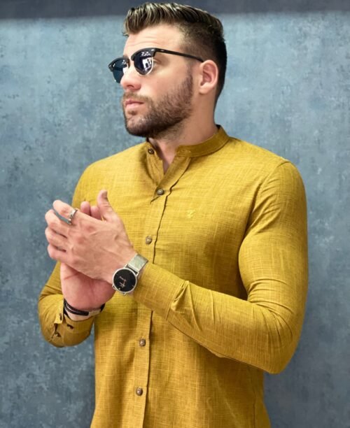 Camisa gola padre  slim fit - Imagem 3