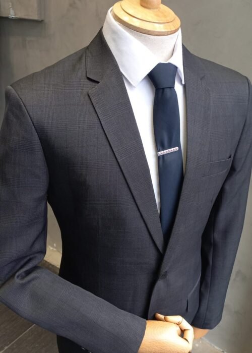 Terno MF xadrez slim fit