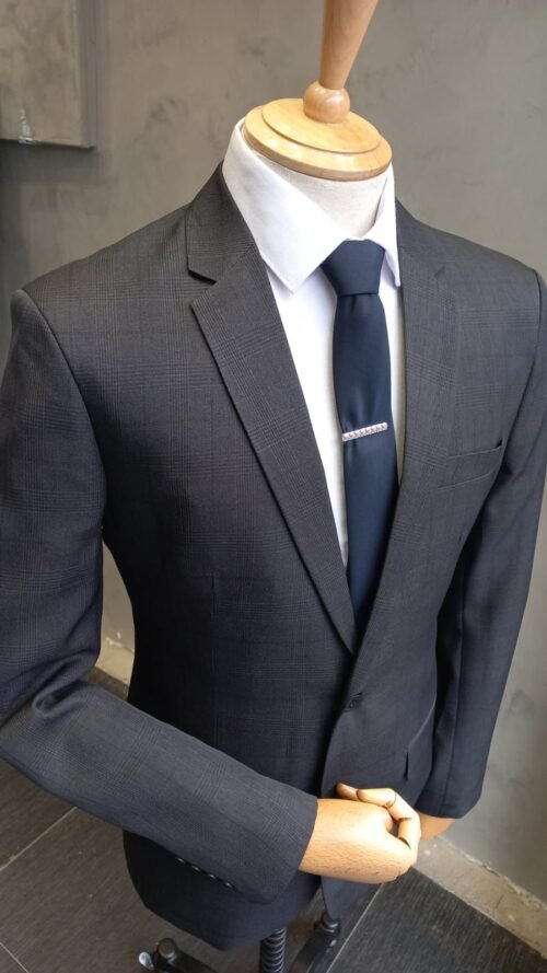 Terno MF xadrez slim fit