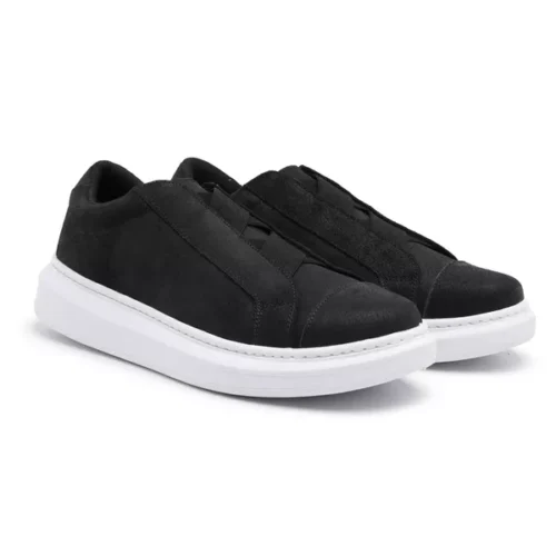 Sneaker couro elástico X
