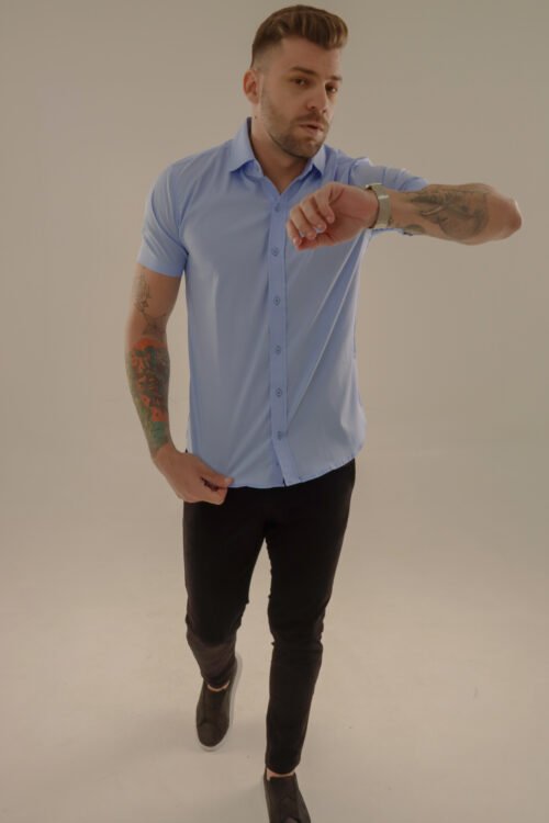 Camisa manga curta slim fit - Imagem 2