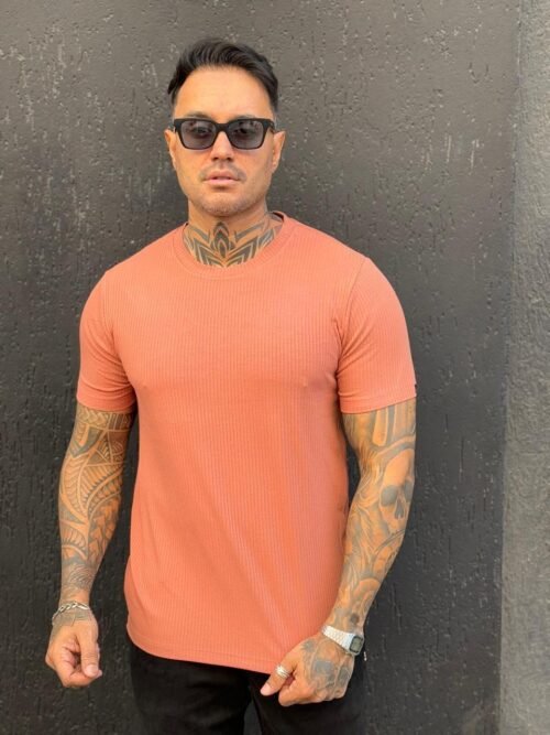 Camiseta viscose canelada casual - Imagem 2