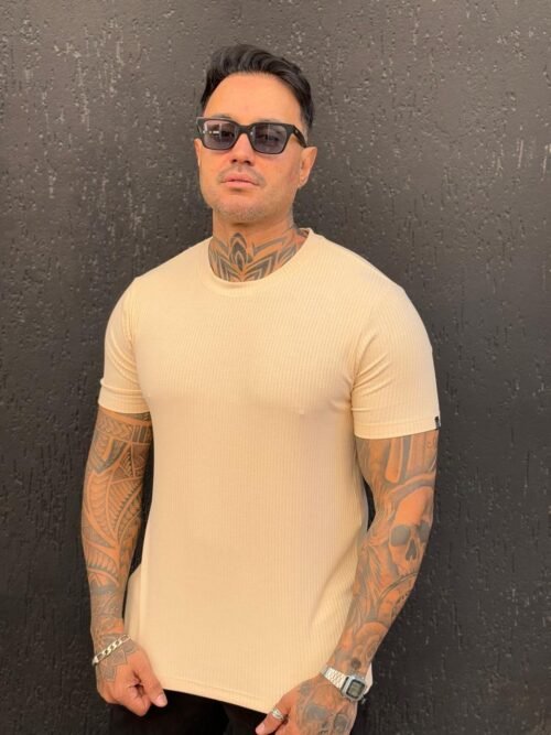 Camiseta viscose canelada casual - Imagem 2