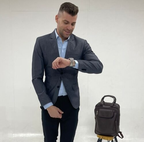 Blazer casual algodão