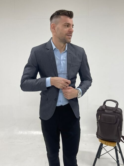 Blazer casual algodão - Imagem 3