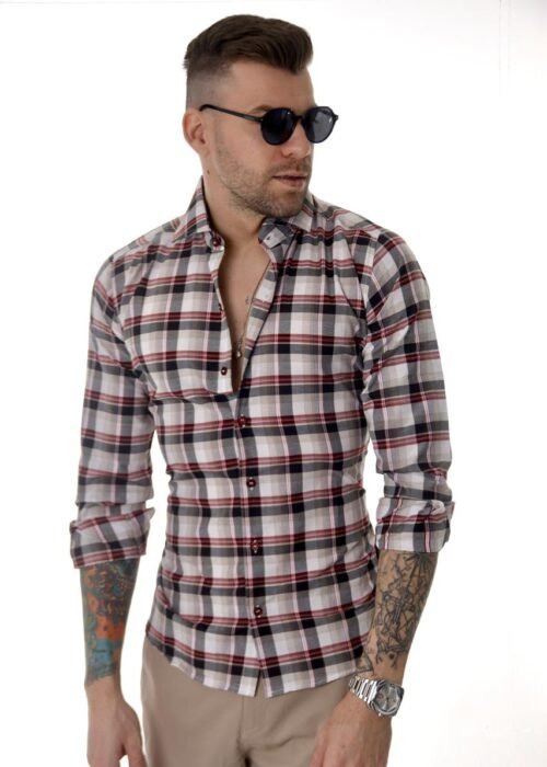 Camisa algodão fio 80