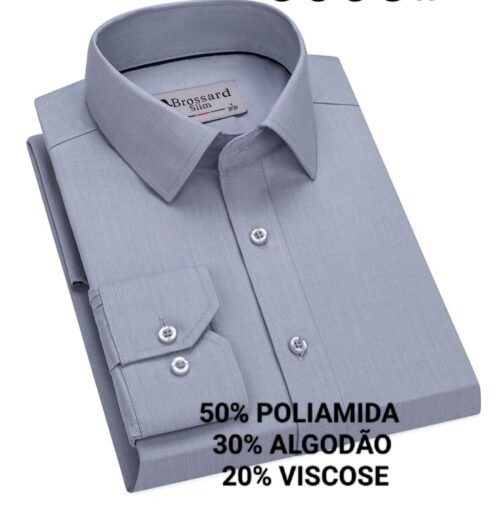Camisa poliamida slim fit