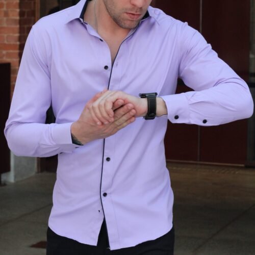 Camisa algodão texturizada premium